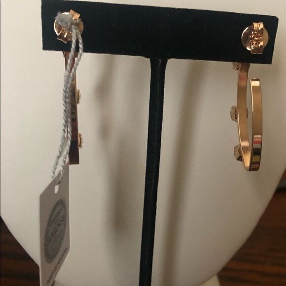 Swarovski AuthenticCrystalsRoseGoldPlated earrings   - Picture 11 of 11